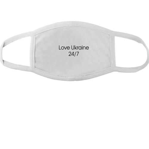 Маска Love Ukraine 24/7