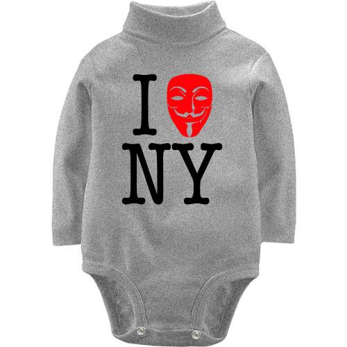 Детское боди LSL I Anonymous NY