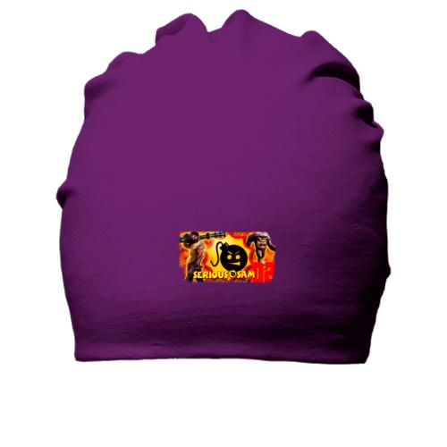 Хлопковая шапка с постером игры Serious Sam