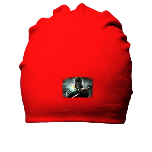 Хлопковая шапка с обложкой Dishonored 2