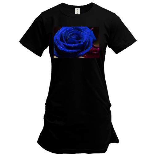 Туніка Темно-синяя роза