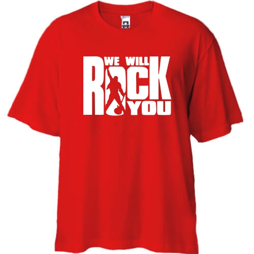 Футболка Oversize We will rock you