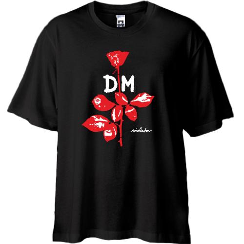 Футболка Oversize Depeche Mode large rose