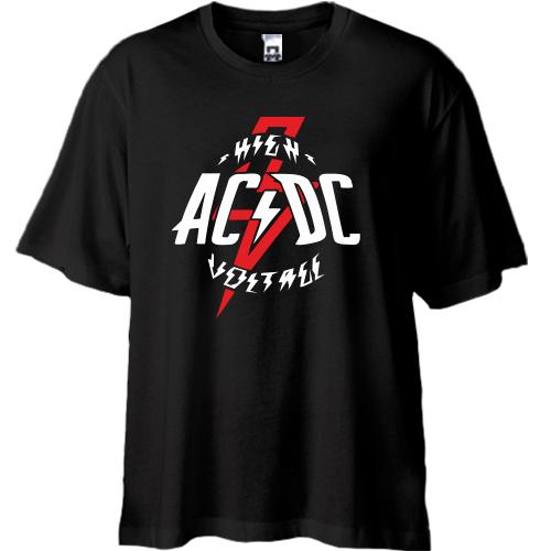 Футболка Oversize ACDC High Voltage