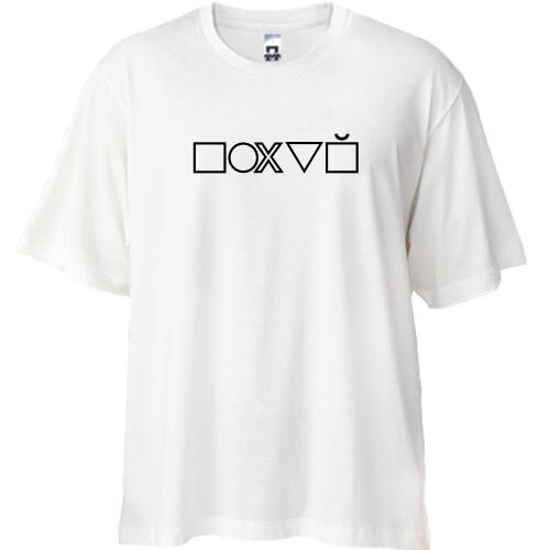 Футболка Oversize ПОХ*Й