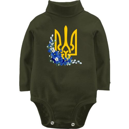 Детское боди LSL с гербом Украины в цветах