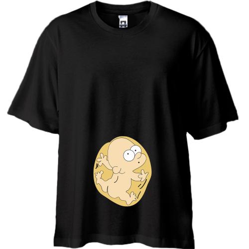 Футболка Oversize Кто здесь