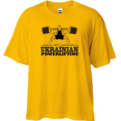 Футболка Oversize Ukranian powerlifting