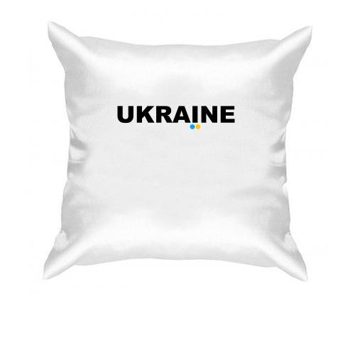 Подушка Ukraine (напис)