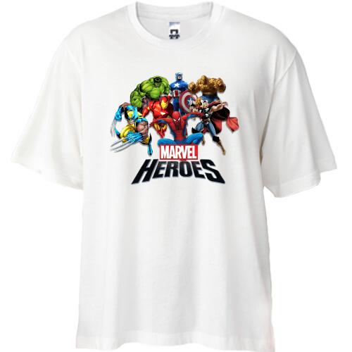 Футболка Oversize Marvel Heroes (2)