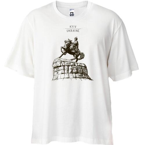 Футболка Oversize Киев с Богданом Хмельницким