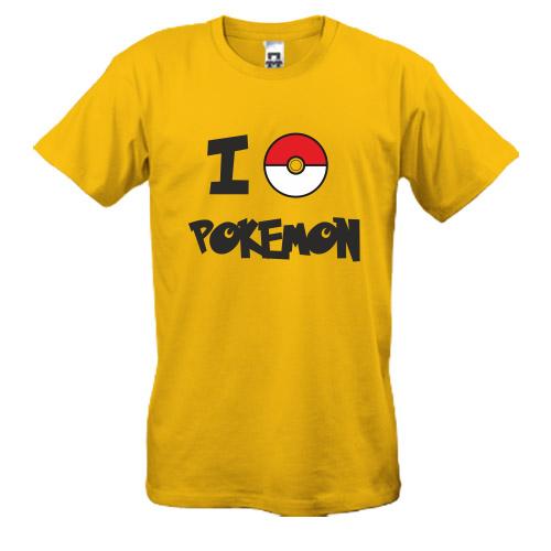 Футболка I love Pokemon