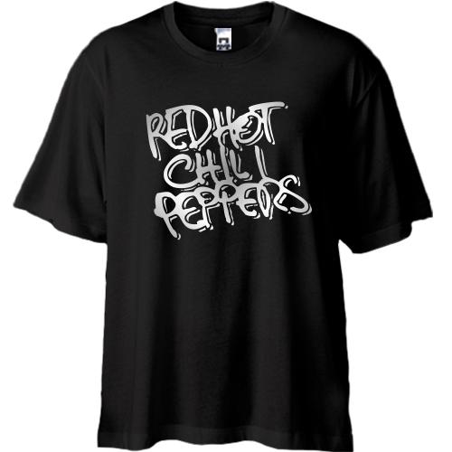 Футболка Oversize Red Hot Chili Peppers (silver)