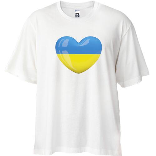 Футболка Oversize Люблю Україну