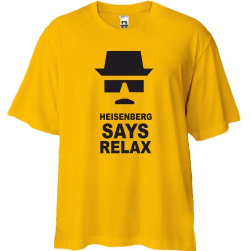 Футболка Oversize Heisenrerg say relax