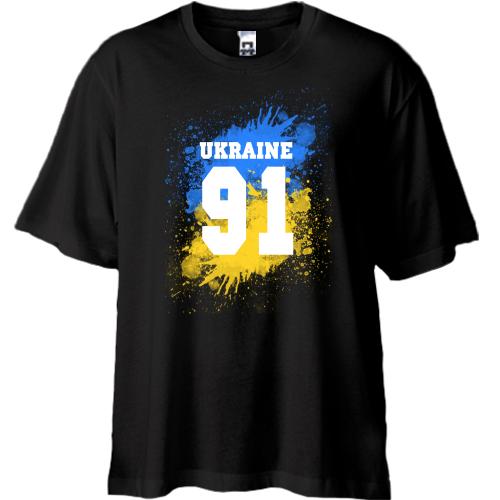 Футболка Oversize Ukraine 91