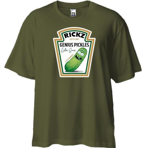Футболка Oversize Rickz Genius Pickles