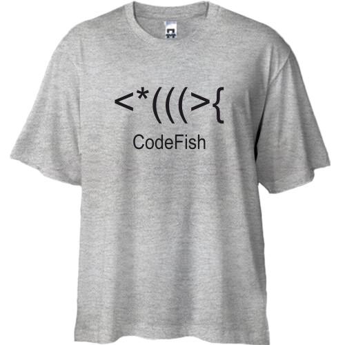 Футболка Oversize code fish