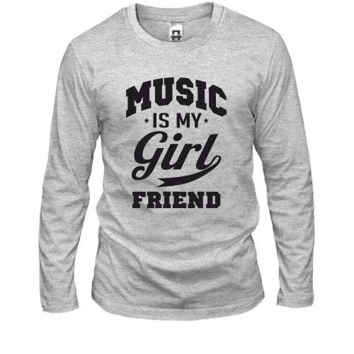 Лонгслив Music is my girlfriend