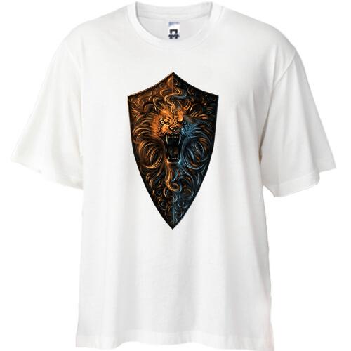Футболка Oversize Dark Souls (щит)