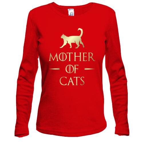 Лонгслив Mother of cats (кошачья мама)