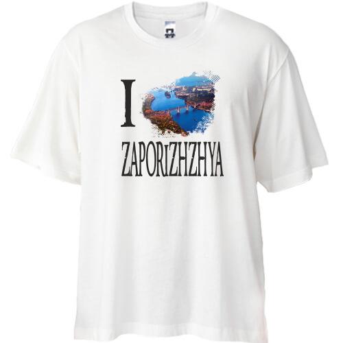 Футболка Oversize Я люблю Запорожье