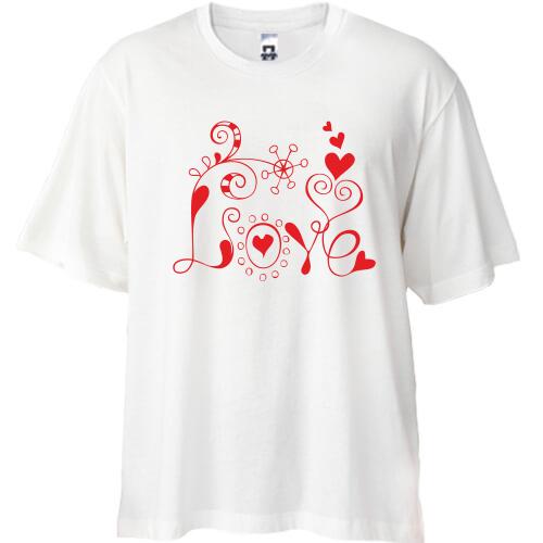 Футболка Oversize Love