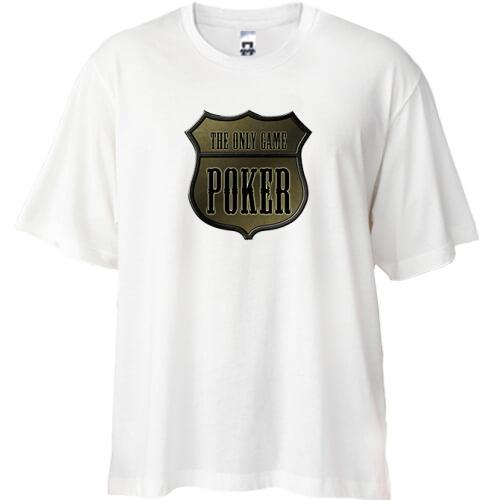 Футболка Oversize Покер символ