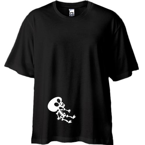 Футболка Oversize Скелетик