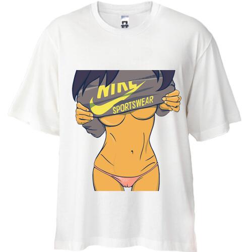 Футболка Oversize Sportwear woman body