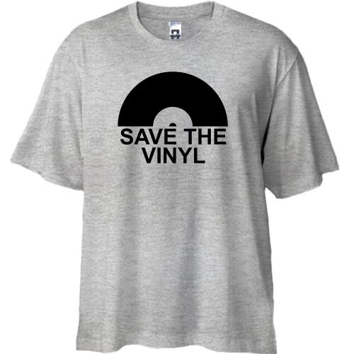 Футболка Oversize Save the vinyl