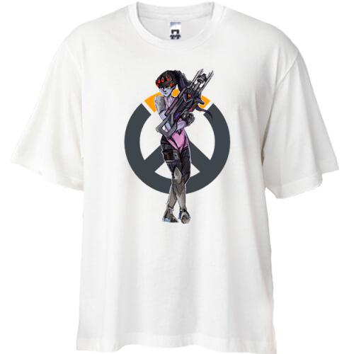 Футболка Oversize Overwatch Widowmaker