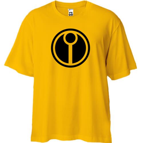 Футболка Oversize с гербом Tau (Тау) Warhammer