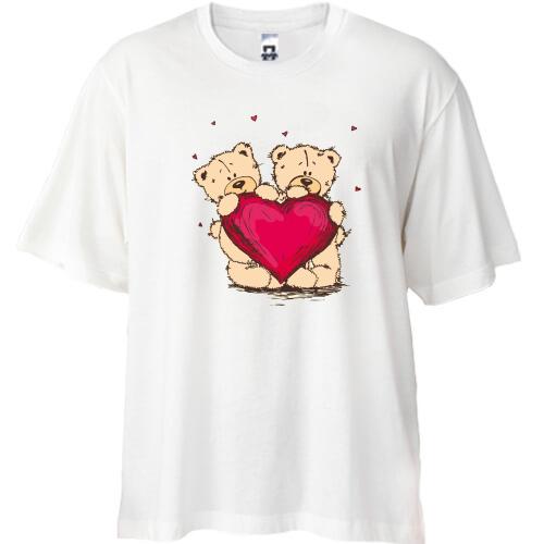 Футболка Oversize с мишками Teddy