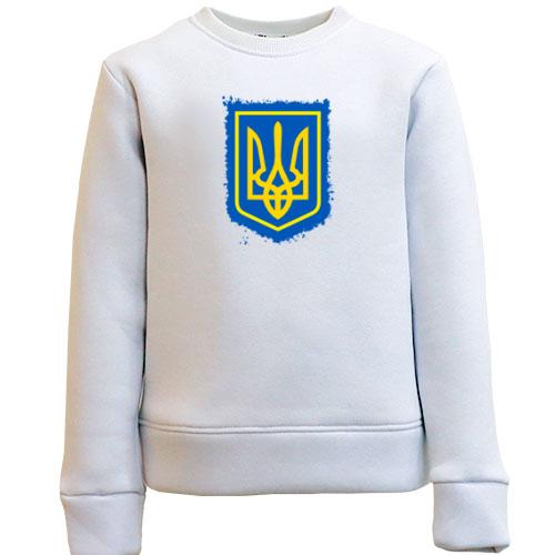 Дитячий світшот з гербом України (2) АРТ