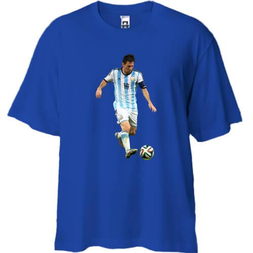 Футболка Oversize c Lionel Messi 2