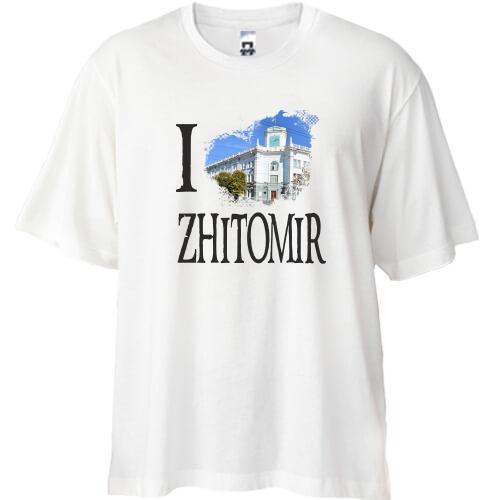 Футболка Oversize Я люблю Житомир