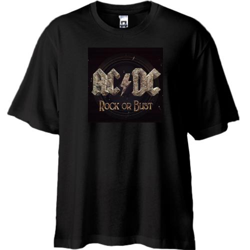 Футболка Oversize AC/DC Rock or Bust