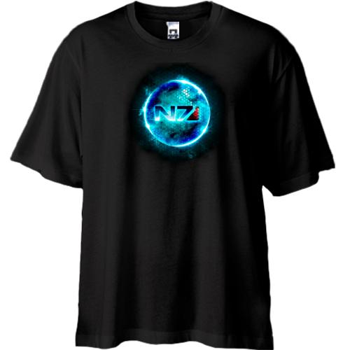 Футболка Oversize Mass Effect N7 (2)