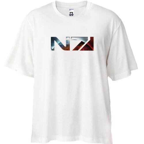 Футболка Oversize Mass Effect N7