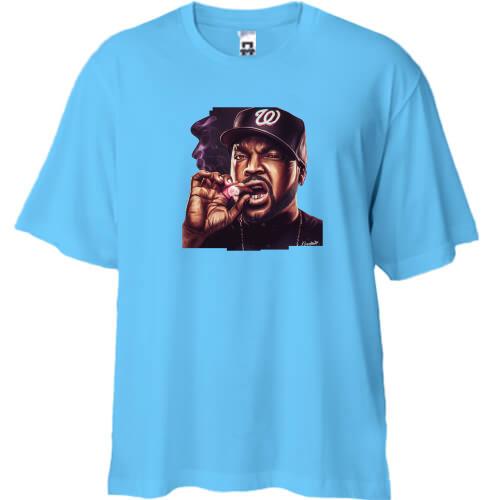 Футболка Oversize з курящим Ice Cube