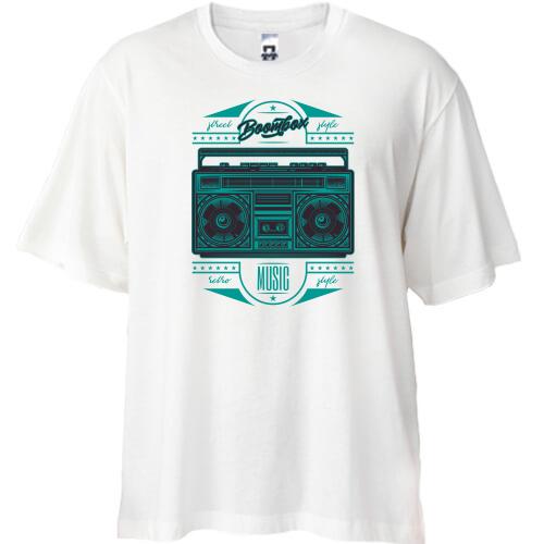 Футболка Oversize Boombox Music