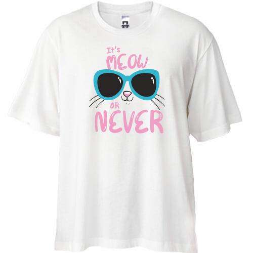 Футболка Oversize It's Meow or Never