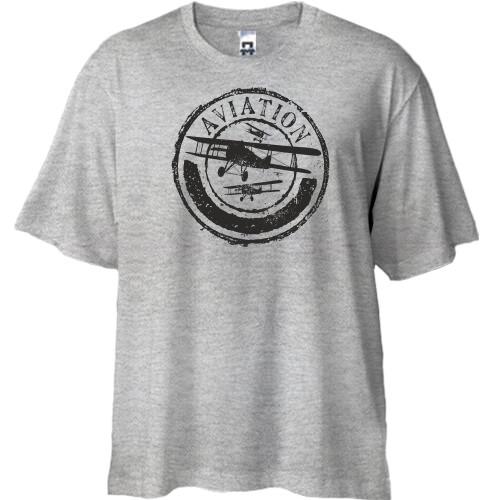 Футболка Oversize Малая авиация