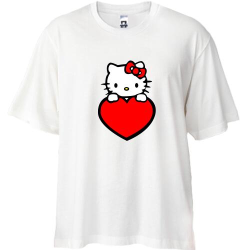 Футболка Oversize Kitty on board