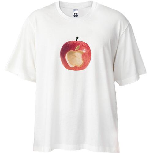 Футболка Oversize натуральний Apple