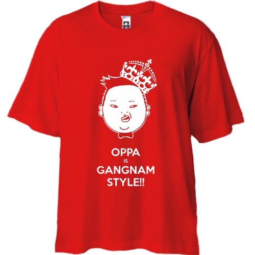 Футболка Oversize Gangnam Style