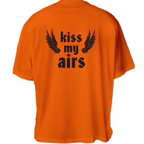 Футболка Oversize Kiss my airs