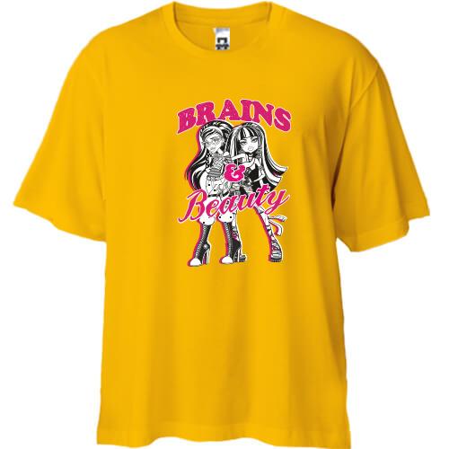 Футболка Oversize Brains beauty