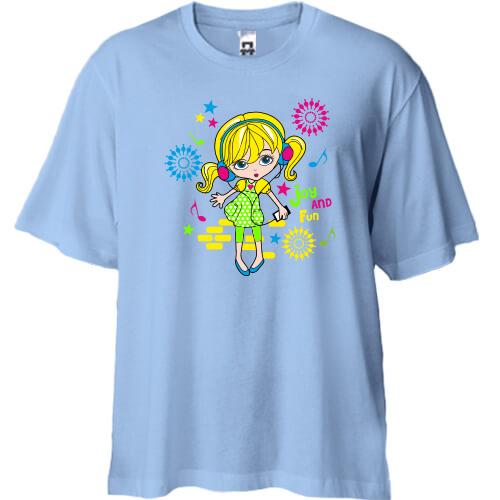Футболка Oversize joy and fun